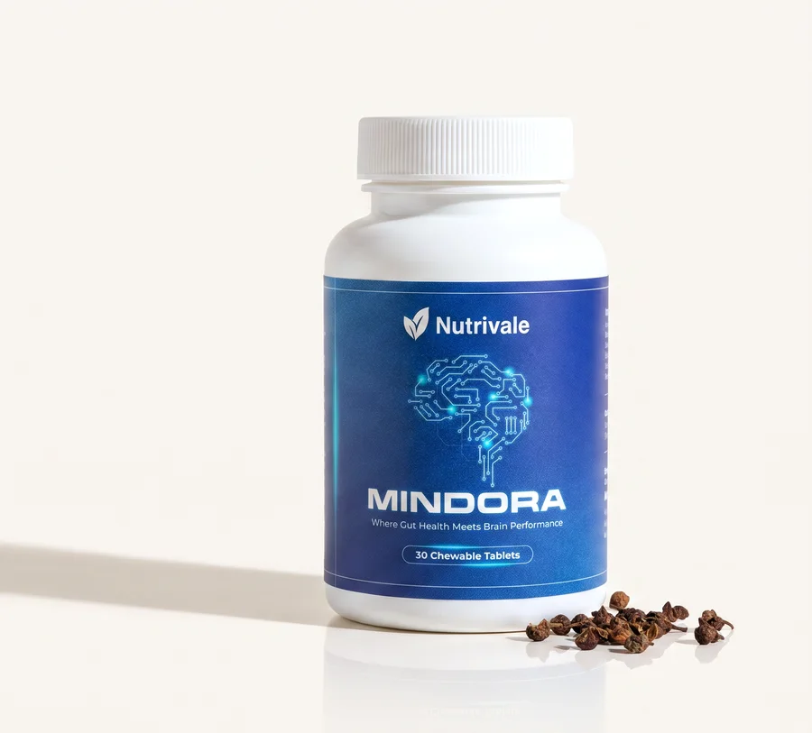 Mindora bottle, 30 blackcurrant chewable tablets